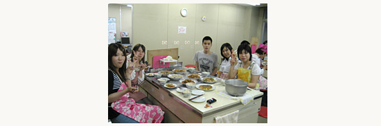 留学生との料理教室