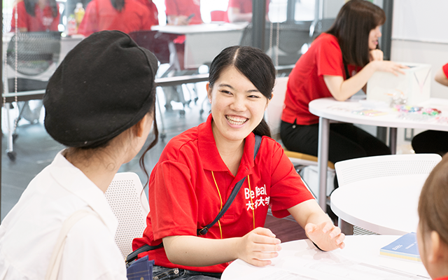 過去の「学生コミュニケーションブース」の様子