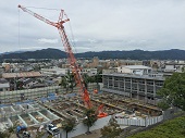 工事区画全景／新教室棟中央・南エリア