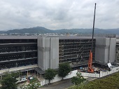 【20160701】工事区画全景／新教室棟中央エリア