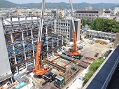 05【20170522】3期建築工事／慶聞館北エリア全景