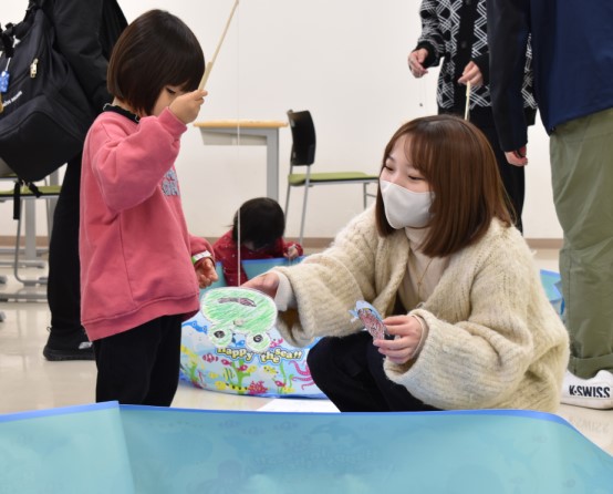 当日の様子(ドキドキさかな釣り)