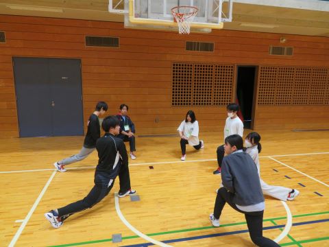 準備運動の様子