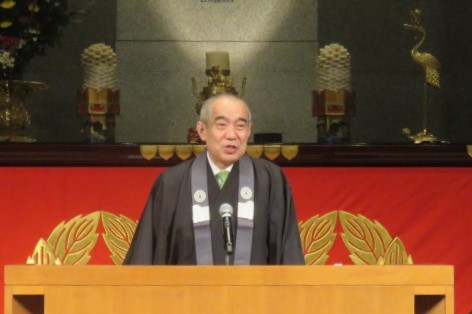 一楽学長による挨拶