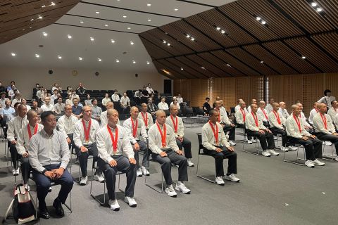 小松大谷高校野球部の皆さん