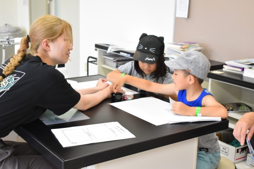 葉脈しおり作り