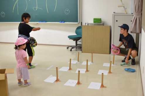 輪投げで点数計算！