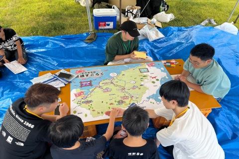 「交通すごろく」ブースの様子