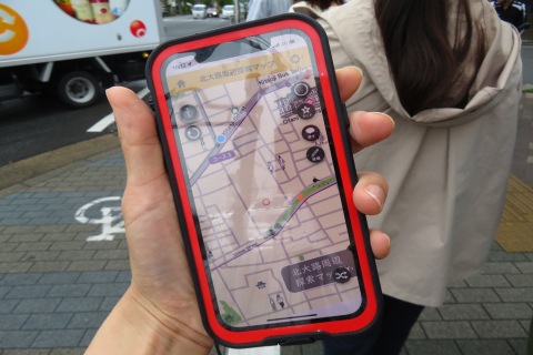 デジタルイラストマップアプリ「ambula map」