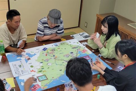 「交通すごろく」ワークショップの様子