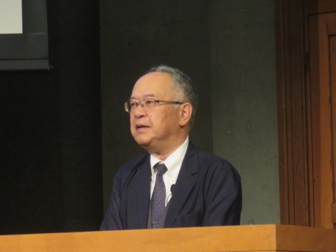 松川節教授による講話の様子
