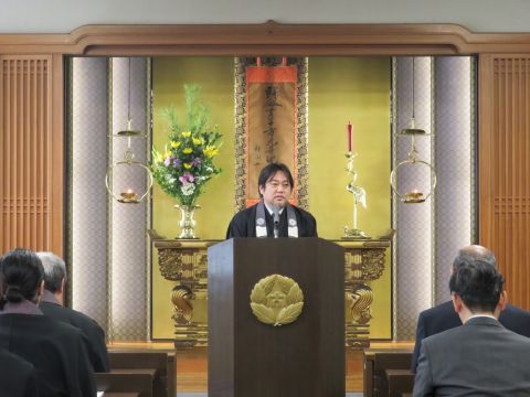 上野牧生 学生部長