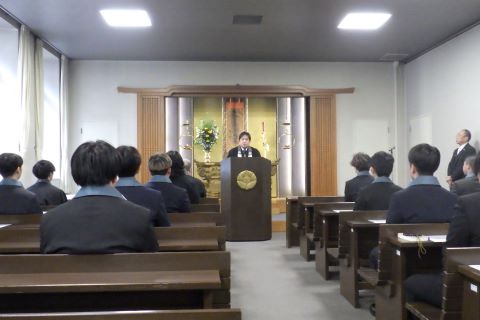 入寮式の様子