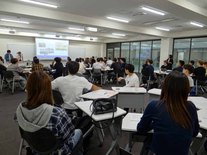 アイスブレイクの様子(ヴァージニア工科大学の紹介)