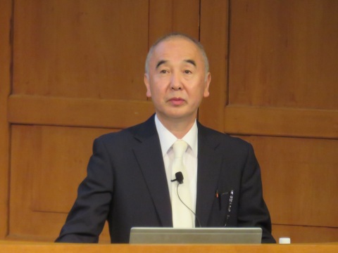 蓑輪先生による記念講演