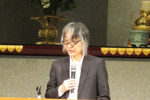 森田裕之教授による講話の様子