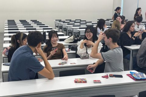 ゲームをしている様子