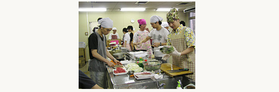 留学生との料理教室