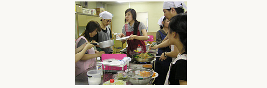 留学生との料理教室