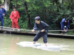 忍術「水蜘蛛の術」