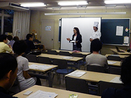 食育講座の様子（典座）