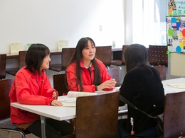 昨年度の大学説明会の様子