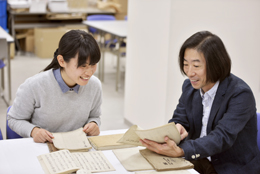 対談風景（歴史学科）