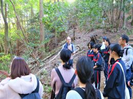 松尾山の小早川秀秋陣跡へ