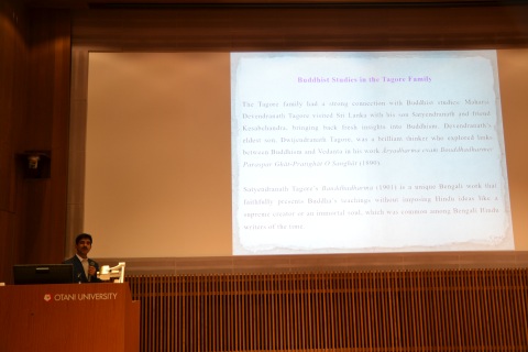 Dr. Dipankar Saluiによる発表の様子