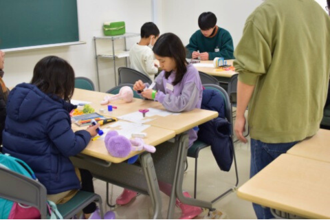 作成中の様子