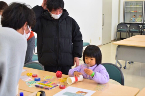 作成中の様子