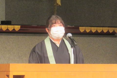 宗祖御命日勤行の様子（2024年10月）