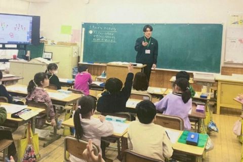 教師力養成講座で授業をした時の様子