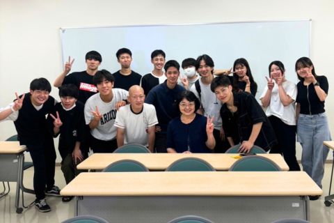 クラス最後の授業日に撮った写真