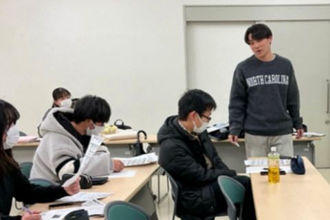 大学の模擬授業の様子