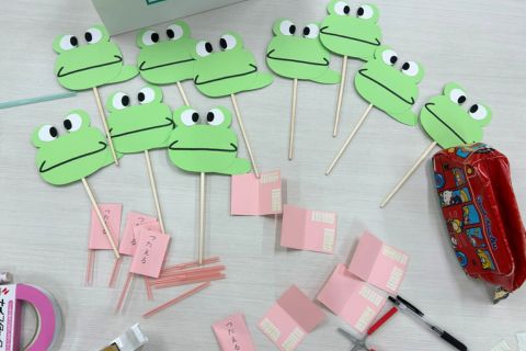 模擬授業で作成した小道具