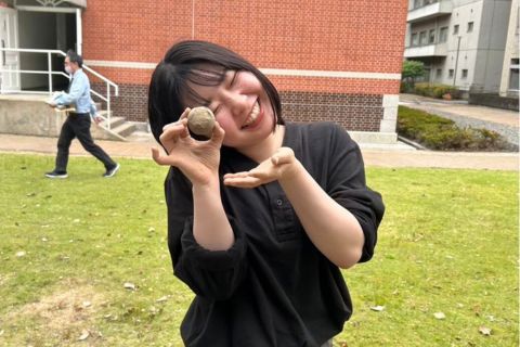 授業内で作成した泥団子