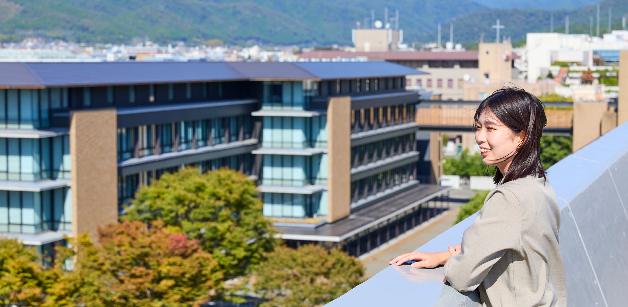 大谷大学屋上