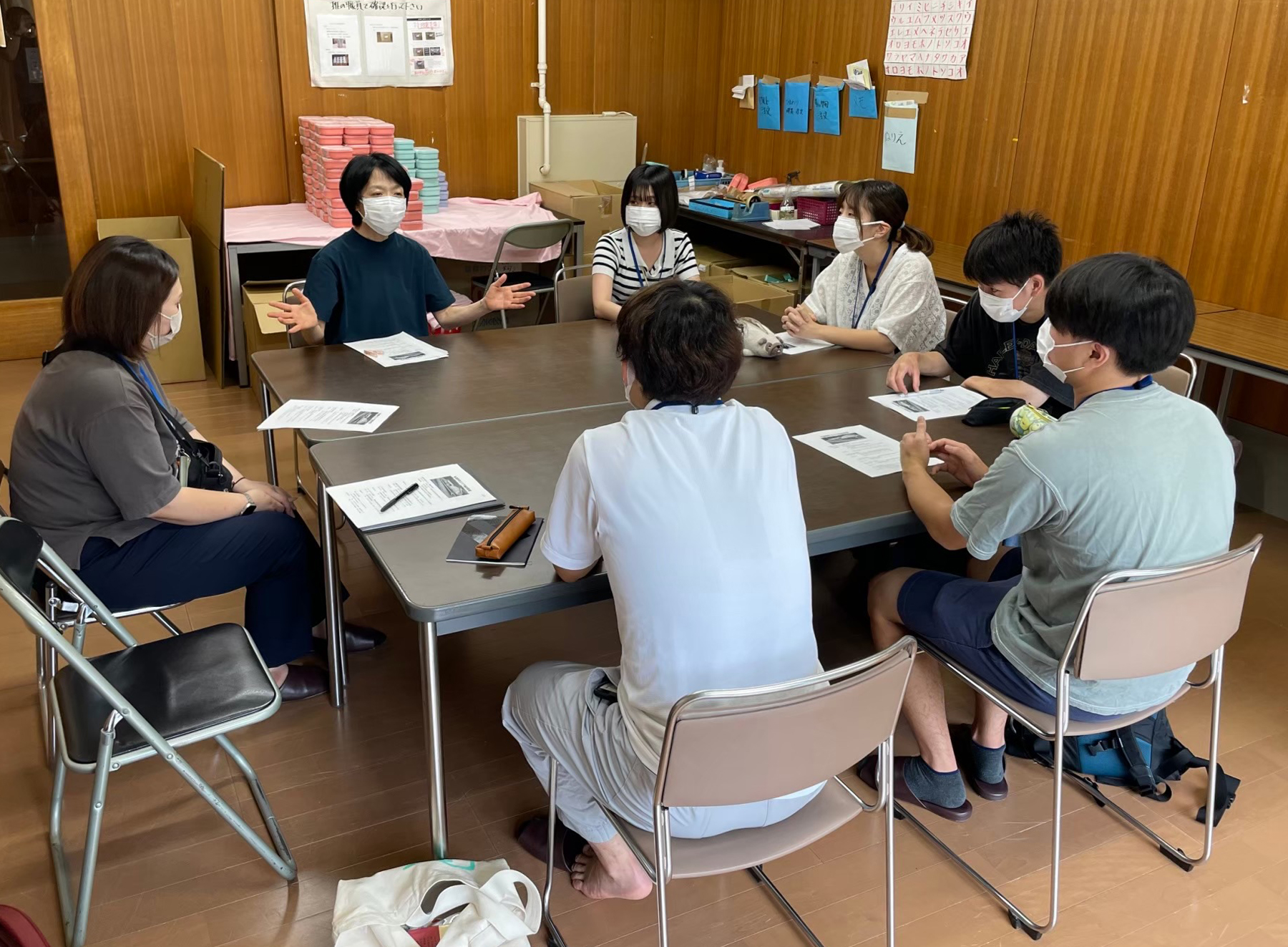 フィールドワークの様子