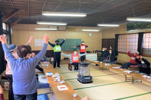 南丹市美山町平屋地区と大谷大学の学生との交流活動